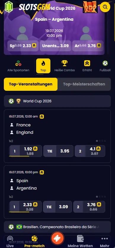 Slotsgem App Vorschau